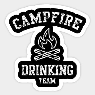 Campfire Drinking Team Sticker